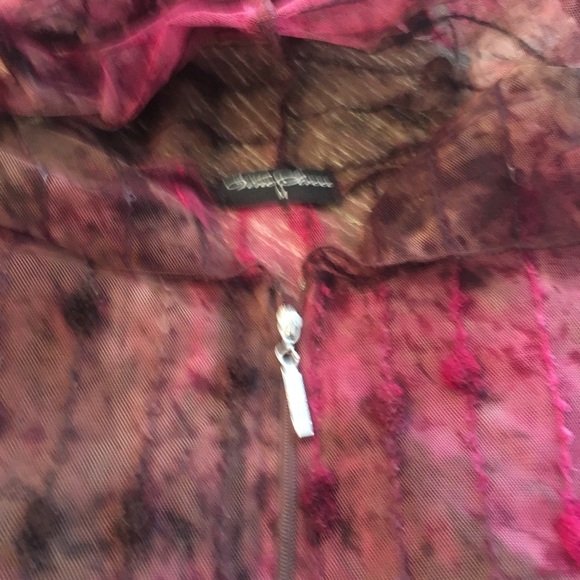 Beautiful sheer zipper cardigan - Picture 2 of 6